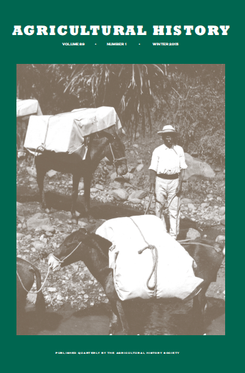 Agricultural History 89 (2015), 1 — European Rural History Organisation